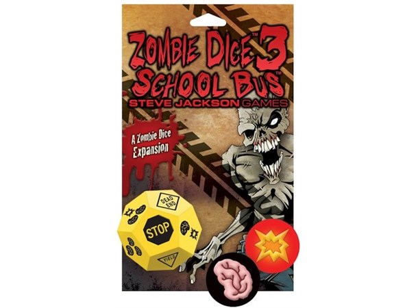 Zombie Dice 3 School Bus Exp Utvidelse til Zombie Dice Terningspill